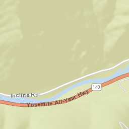 Incline California Street Map