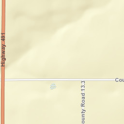13037-13213 US-491 Cahone CO Street Map