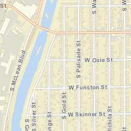 1701 S Palisade St Wichita KS 67213 Street Map