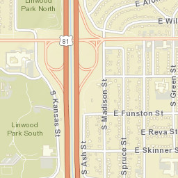 2328 Wilma Street, Wichita, KS 67211, USA Street Map