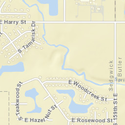 15613 E Woodcreek St Wichita Kansas Street Map