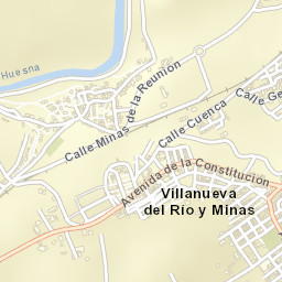 Villanueva del Río y Minas Street Map