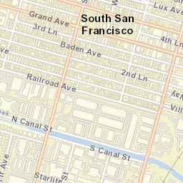400-448 Grand Ave, South San Francisco Street Map