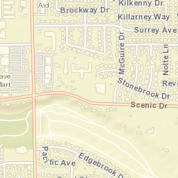 2320 Brockway Dr Modesto California  Street Map