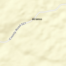 Alamo Colorado Street Map
