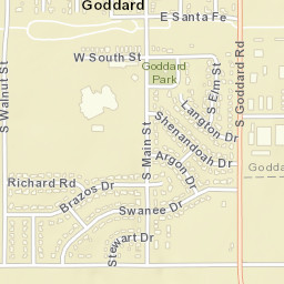 317 South Goddard Road, Goddard, KS Street Map