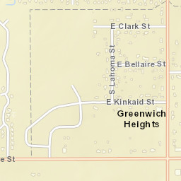 10805-10893 E Clark St Wichita KS Street Map