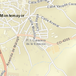 Montemayor Street Map