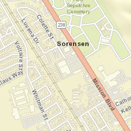 Sorenson California Street Map