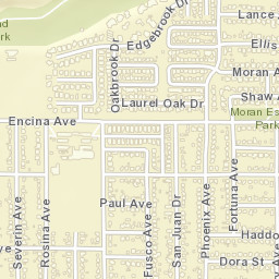 311-333 North Conejo Avenue Modesto CA Street Map