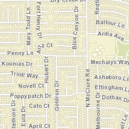 3600-3604 Dry Creek Dr, Modesto, CA Street Map