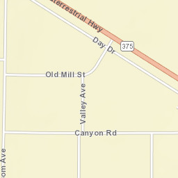 Inyo National Forest Test Station Road Lee Vining CA Street Map