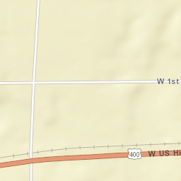 West 1st Street, Pratt, KS 67124, America Street Map