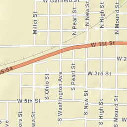 501-599 N Mound St, Pratt, KS 67124 Street Map