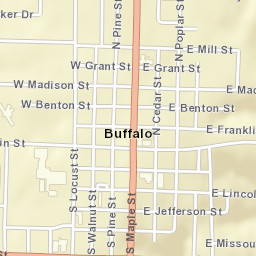 South Maple Street, Buffalo, MO 65622 Street Map
