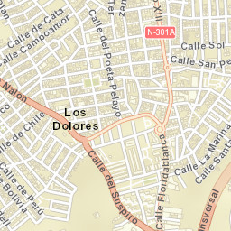 Los Gabatos Street Map