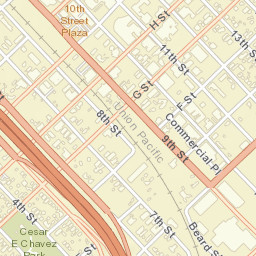 961 10th St, Modesto, CA 9534 Street Map