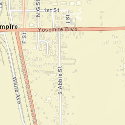 Empire California Street Map