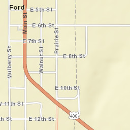 500 Prairie Street, Ford, KS 67842, USA Street Map