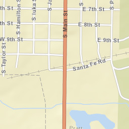 901-909 S Pine St, Pratt, KS 67124 Street Map