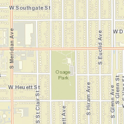 3236-3242 South Euclid Street Wichita KS Street Map