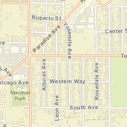 100-192 Paradise Road, Modesto, CA 95351 Street Map