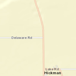 Hickman California Street Map