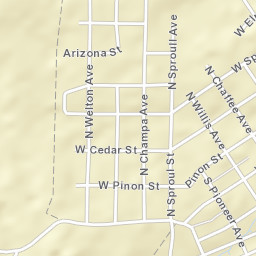 1001 W Spruce St Walsenburg, Colorado Street Map