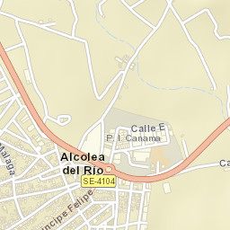 Alcolea del Río Street Map