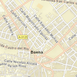 Baena Street Map