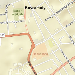 Bayramaly Street Map