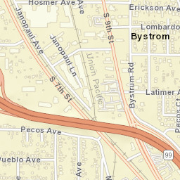 Bystrom California Street Map