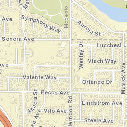 1104 Latimer Ave, Modesto, CA 95351 Street Map