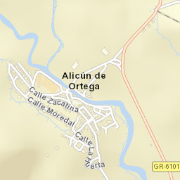 Alicún de Ortega Street Map
