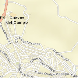 Cuevas del Campo Street Map