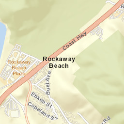 Rockaway Beach California Street Map