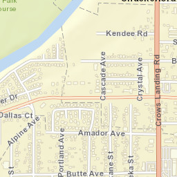 700-798 Butte Ave, Modesto, CA 95358 Street Map