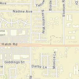 1604-1608 Manny Ln, Ceres, CA Street Map