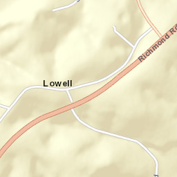 White Lick Road Paint Lick KY Street Map