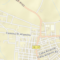Cañada Rosal Street Map