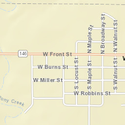 601-615 East Front Street, Walnut, KS Street Map