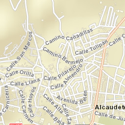 Alcaudete Street Map