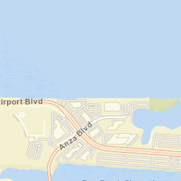 982-1134 Airport Blvd, Burlingame, CA Street Map