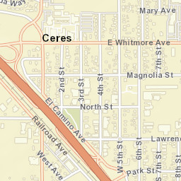 2334 6th St, Ceres, CA 95307, USA Street Map