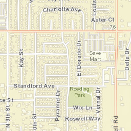 2608-2708 Casa Verde Dr, Ceres, CA 95307 Street Map