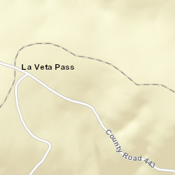 La Veta Pass Colorado Street Map