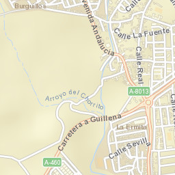 Burguillos Street Map