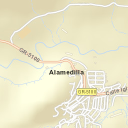 Alamedilla Street Map