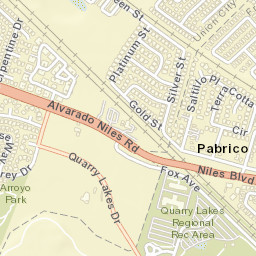Pabrico California Street Map