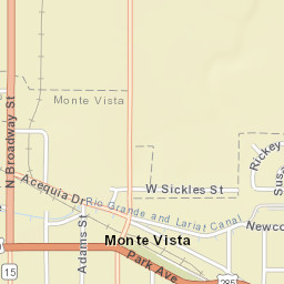 851-899 U.S. 160, Monte Vista, CO 81144 Street Map